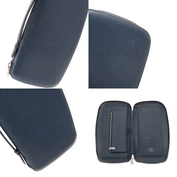 LOUIS VUITTON Taiga Organizer Atoll Océan M30653 Long wallet